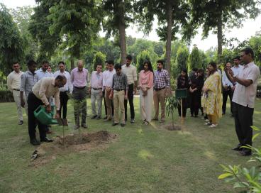 Plantation Drive Undertaken at Directorate of Training, UTCS on 03.07.2025