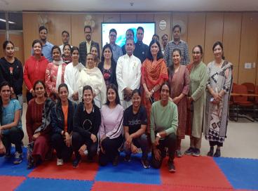 Training Session on "Challenge your Challenges” by B K Piyush and B K Girija on 19.11.2024
