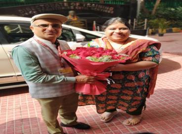 Director, UTCS with Sh. Sriram Taranikanti, IAS,Director,LBSNAA