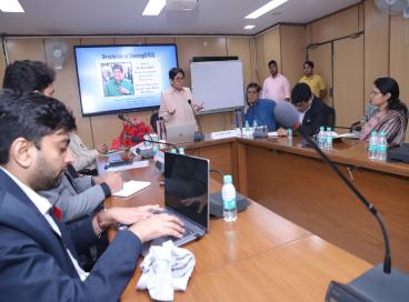 Experience sharing session by Dr. Kiran Bedi (IPS Retd., Former LG Puducherry) with IAS OTs, DANICS and Puducherry probationers
