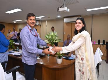 An interactive session with Chief Secretary-Delhi, Chairman NDMC and Pr.Secretary (Revenue) on “Sharing of Experience by IAS(OTs) and DANICS(P) and improvement of Trainings”