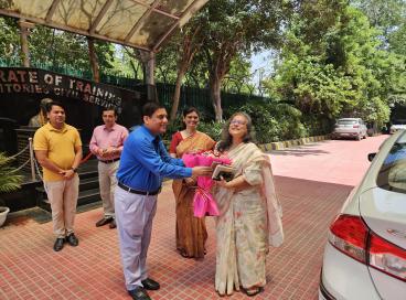 An Interactive session of IAS OTs (AGMUT :2020/2022) with Smt. Debashree Mukherjee, IAS, Secretary, Ministry of Jal Shakti