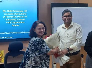 Experience sharing session by Ms. Nidhi Srivastva, IAS with IAS OTs, DANICS and PONDICS probationers